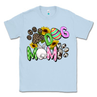 Dusty Blue Dog mom Easter Mother's Day Classic Tee - FaDigitalArtStudio