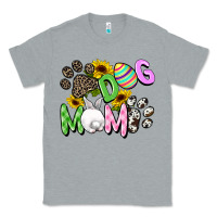 Heather Grey Dog mom Easter Mother's Day Classic Tee - FaDigitalArtStudio