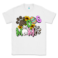 White Dog mom Easter Mother's Day Classic Tee - FaDigitalArtStudio
