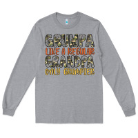 Heather Grey grumpa like a regular grandpa only grumpier Long Sleeve Tee - Artiststas