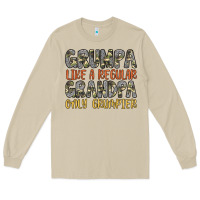 Mushroom grumpa like a regular grandpa only grumpier Long Sleeve Tee - Artiststas