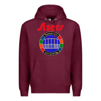 Burgundy sixers spectrum Premium Hoodie - linhVisuals