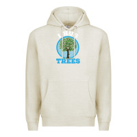 Oatmeal Heather i hug trees tree hugger environmentalist gift Premium Hoodie - linhVisuals