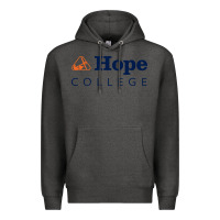 Charcoal Heather hope college vectorized Premium Hoodie - linhVisuals