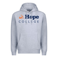 Heather Grey hope college vectorized Premium Hoodie - linhVisuals