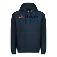 Navy hope college vectorized Premium Hoodie - linhVisuals