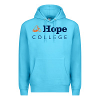 Ocean Blue hope college vectorized Premium Hoodie - linhVisuals