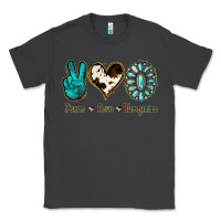 Smoke Peace Love Turquoise Classic Tee - Jasminsmagicworld