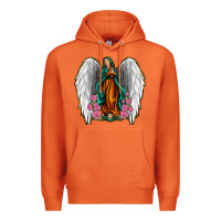 Carrot Angel Wing Lady of Guadalupe Premium Hoodie - Jasminsmagicworld
