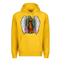 Lemon Angel Wing Lady of Guadalupe Premium Hoodie - Jasminsmagicworld