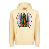 Pina Colada Angel Wing Lady of Guadalupe Premium Hoodie - Jasminsmagicworld