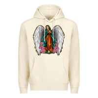 Sandshell Angel Wing Lady of Guadalupe Premium Hoodie - Jasminsmagicworld