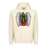 Tofu Angel Wing Lady of Guadalupe Premium Hoodie - Jasminsmagicworld