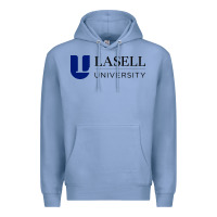 Colony Blue lasell university vectorized Premium Hoodie - linhVisuals