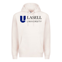 Pale Pink lasell university vectorized Premium Hoodie - linhVisuals