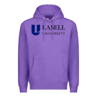 Purple lasell university vectorized Premium Hoodie - linhVisuals