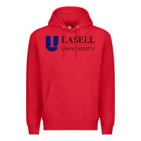Red lasell university vectorized Premium Hoodie - linhVisuals