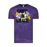 Cloud Purple Grow In Grace Vintage Tee - LillyAllenDesigns