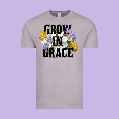 Grow In Grace Vintage Tee Designed By Lillyallendesigns