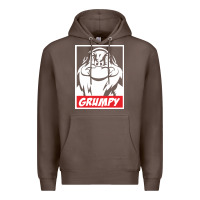 Coffee grumpy funny Premium Hoodie - linhVisuals