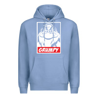 Colony Blue grumpy funny Premium Hoodie - linhVisuals