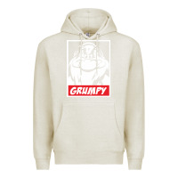 Oatmeal Heather grumpy funny Premium Hoodie - linhVisuals
