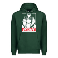 Sports Green grumpy funny Premium Hoodie - linhVisuals