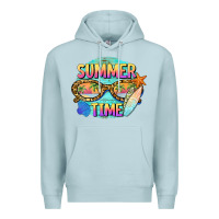 Blue Mist summer time sunset glasses Premium Hoodie - BarkalooDesign