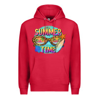 Cardinal summer time sunset glasses Premium Hoodie - BarkalooDesign