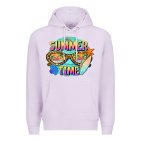 Lilac summer time sunset glasses Premium Hoodie - BarkalooDesign