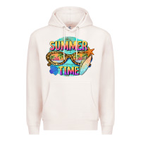 Pale Pink summer time sunset glasses Premium Hoodie - BarkalooDesign