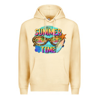Pina Colada summer time sunset glasses Premium Hoodie - BarkalooDesign
