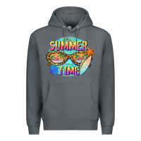 Rock summer time sunset glasses Premium Hoodie - BarkalooDesign