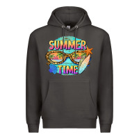 Smoke summer time sunset glasses Premium Hoodie - BarkalooDesign