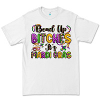 White bead up bitches it s mardi gras Premium Tee - LillyAllenDesigns