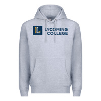 Heather Grey lycoming college vectorized Premium Hoodie - linhVisuals