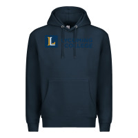 Navy lycoming college vectorized Premium Hoodie - linhVisuals
