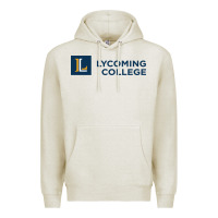Oatmeal Heather lycoming college vectorized Premium Hoodie - linhVisuals