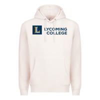 Pale Pink lycoming college vectorized Premium Hoodie - linhVisuals