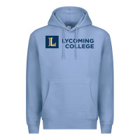 Colony Blue lycoming college vectorized Premium Hoodie - linhVisuals