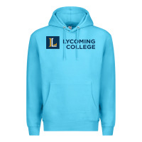 Ocean Blue lycoming college vectorized Premium Hoodie - linhVisuals