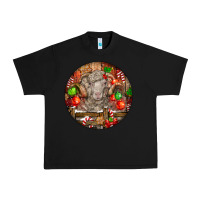 Black Christmas Merino Wool Sheep Urban Heavy Tee - LillyAllenDesigns