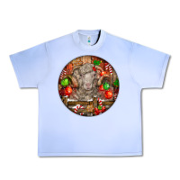Grape Ice Christmas Merino Wool Sheep Urban Heavy Tee - LillyAllenDesigns