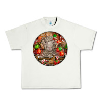 Pistachio Christmas Merino Wool Sheep Urban Heavy Tee - LillyAllenDesigns