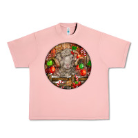 Salmon Christmas Merino Wool Sheep Urban Heavy Tee - LillyAllenDesigns