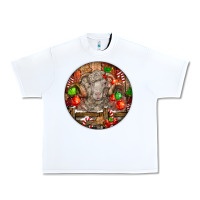 White Christmas Merino Wool Sheep Urban Heavy Tee - LillyAllenDesigns