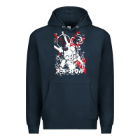 Navy #metroid Premium Hoodie - linhVisuals