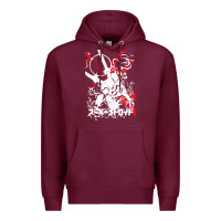 Burgundy #metroid Premium Hoodie - linhVisuals