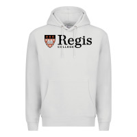 Dove Grey regis college vectorized Premium Hoodie - linhVisuals