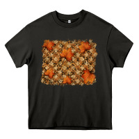 Asphalt autumn leafe backround Heavy Core Tee - RanaPortraitStore